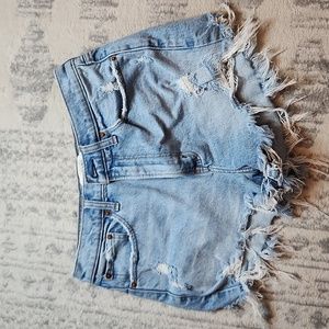 A&F high rise mom short